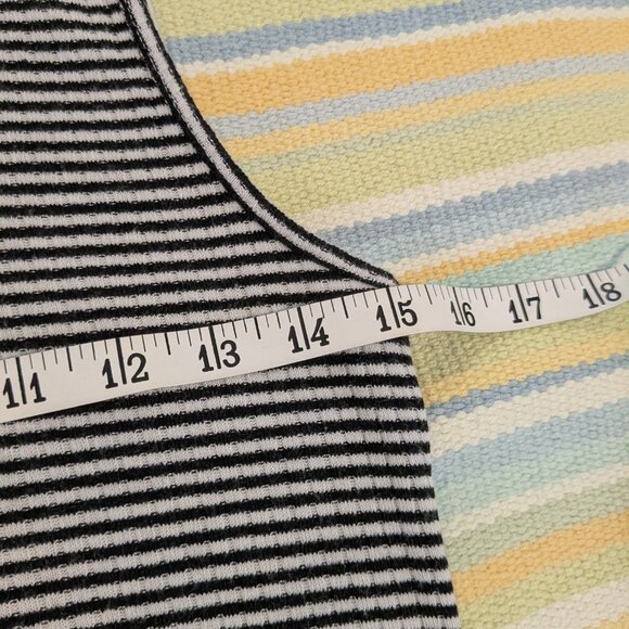 ⭐ Abercrombie & Fitch Striped Mock Neck Dress Size Small Tall - Picture 9 of 11